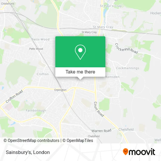 Sainsbury's map