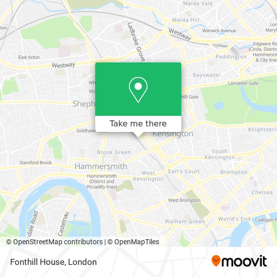 Fonthill House map