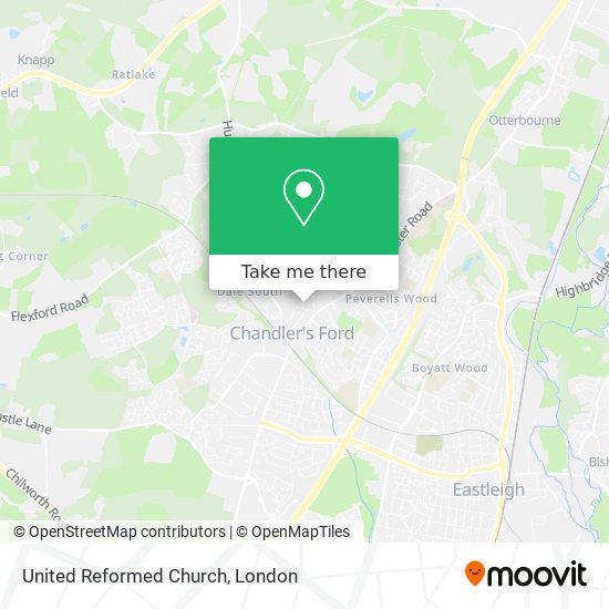 United Reformed Church map