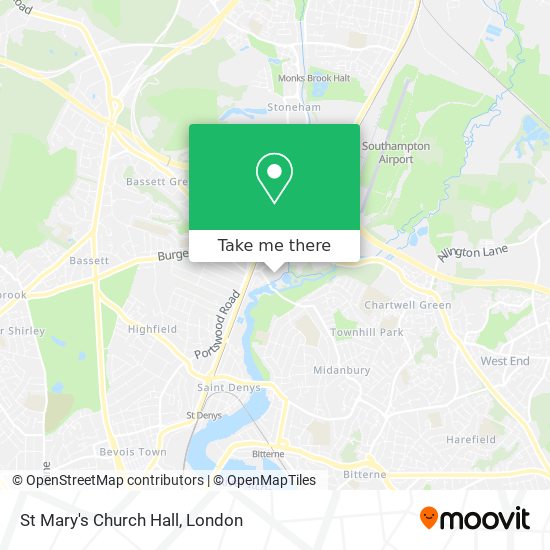 St Mary's Church Hall map