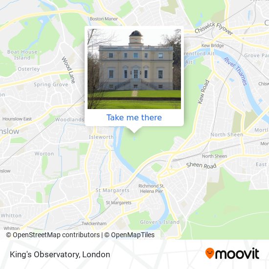 King's Observatory map