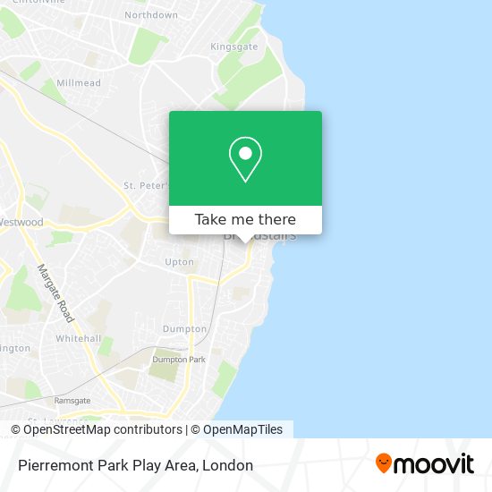 Pierremont Park Play Area map