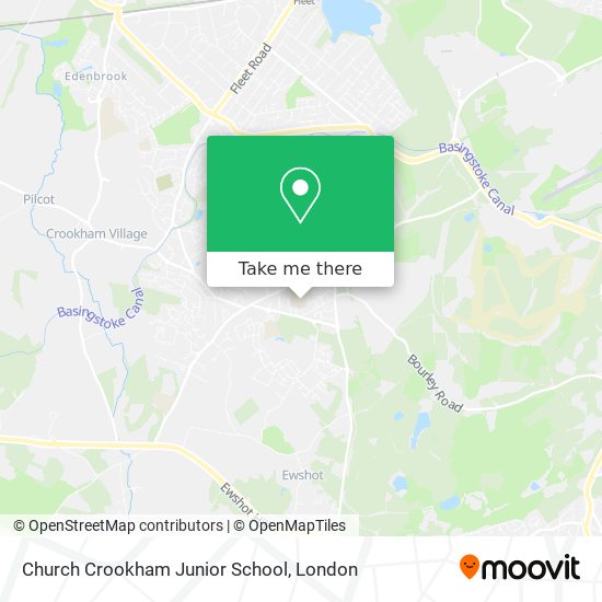 Church Crookham Junior School map
