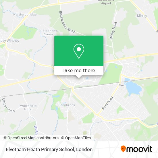 Elvetham Heath Primary School map