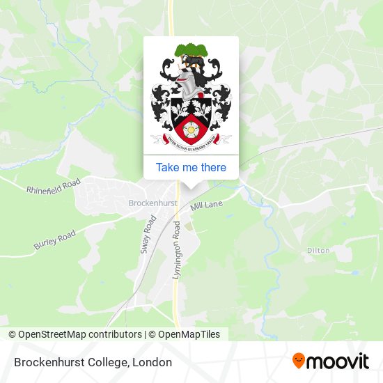 Brockenhurst College map