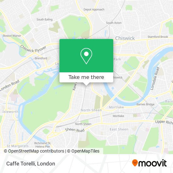 Caffe Torelli map