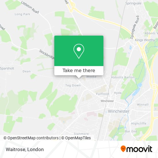 Waitrose map