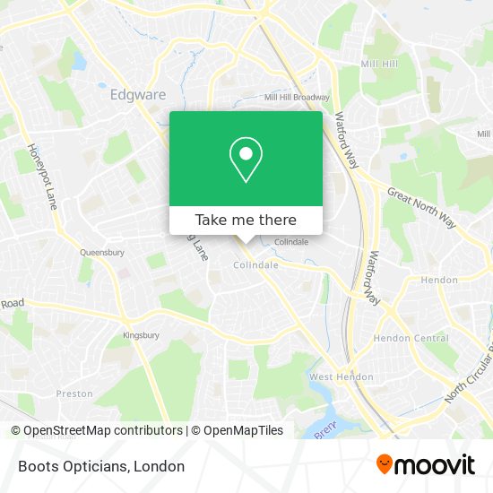 Boots Opticians map