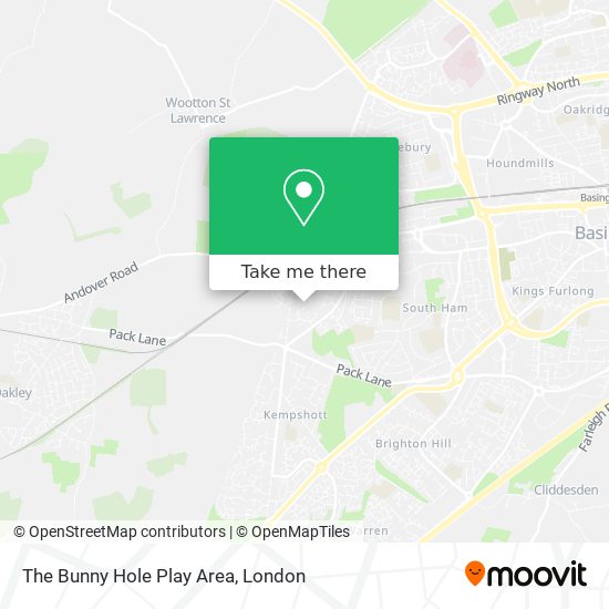 The Bunny Hole Play Area map