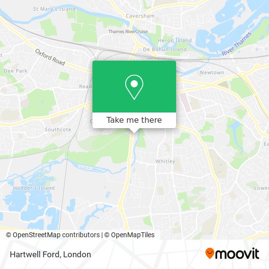 Hartwell Ford map