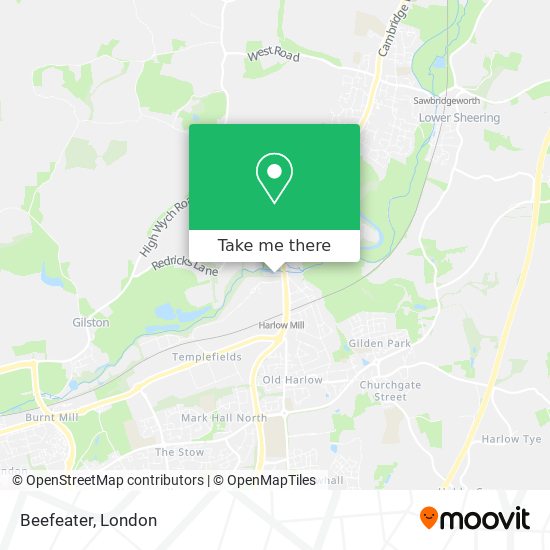 Beefeater map