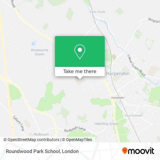 Roundwood Park School map