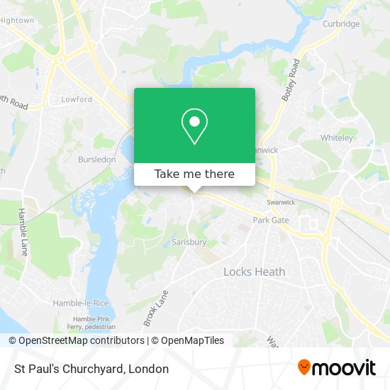 St Paul's Churchyard map
