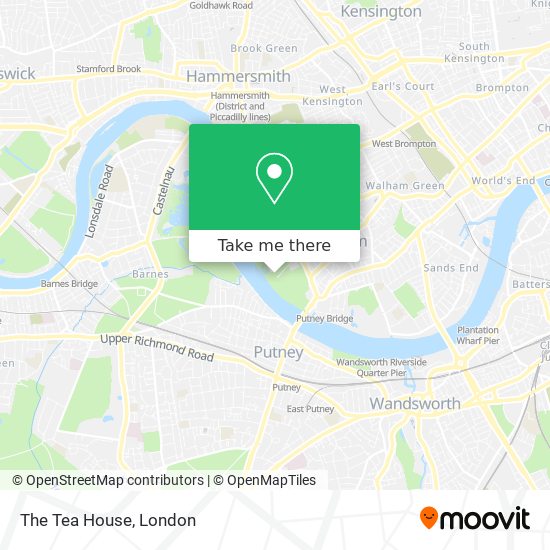 The Tea House map