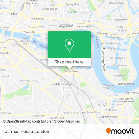 Jarman House map