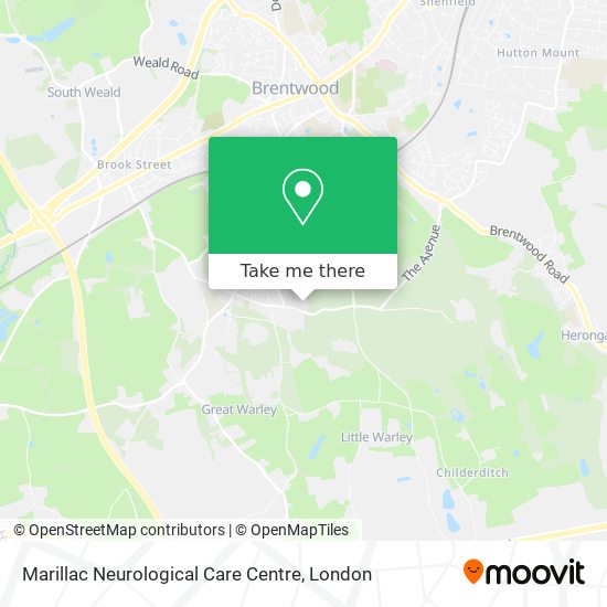 Marillac Neurological Care Centre map