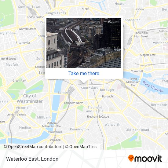 Waterloo East map