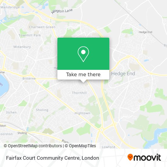 Fairfax Court Community Centre map