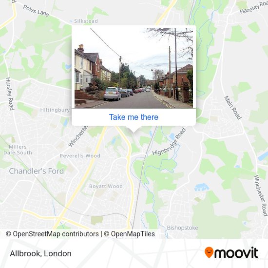 Allbrook map