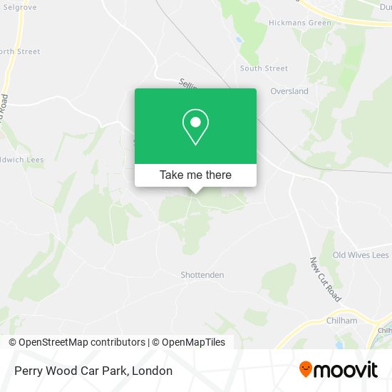 Perry Wood Car Park map