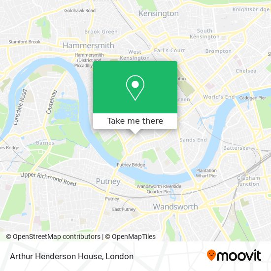 Arthur Henderson House map