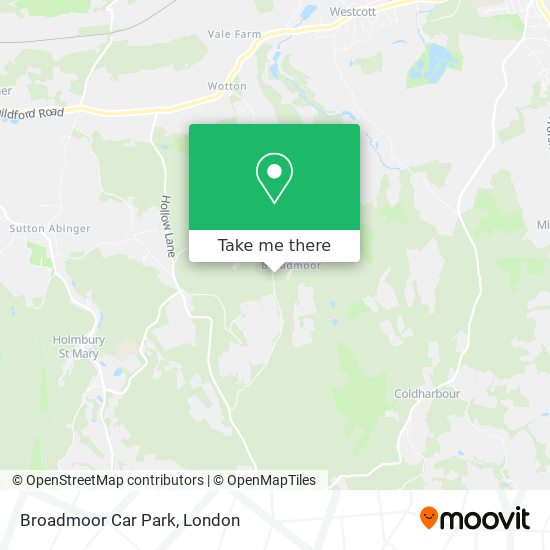 Broadmoor Car Park map