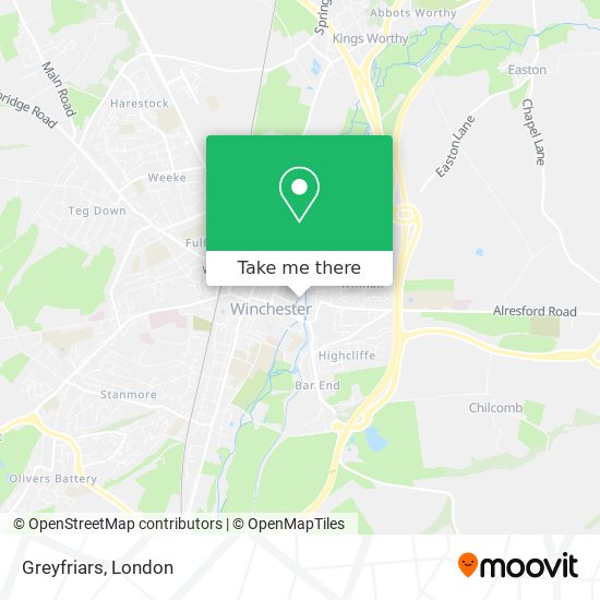 Greyfriars map