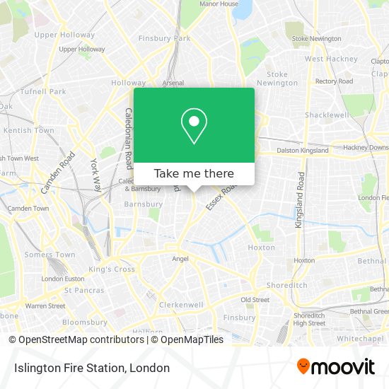 Islington Fire Station map