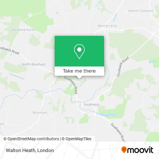 Walton Heath map