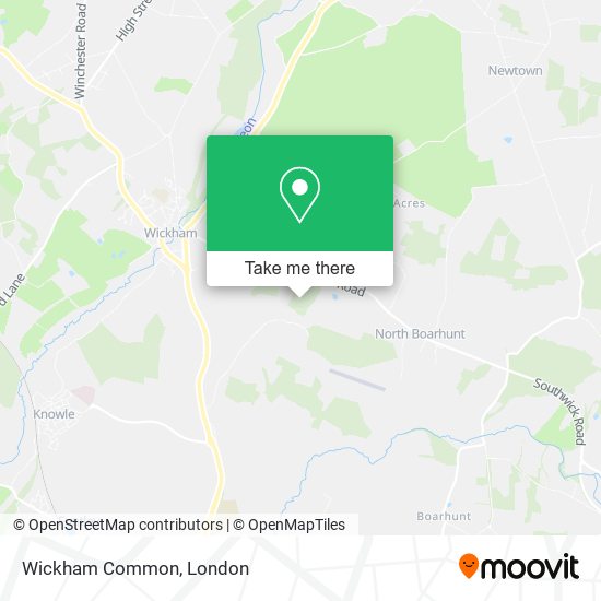 Wickham Common map