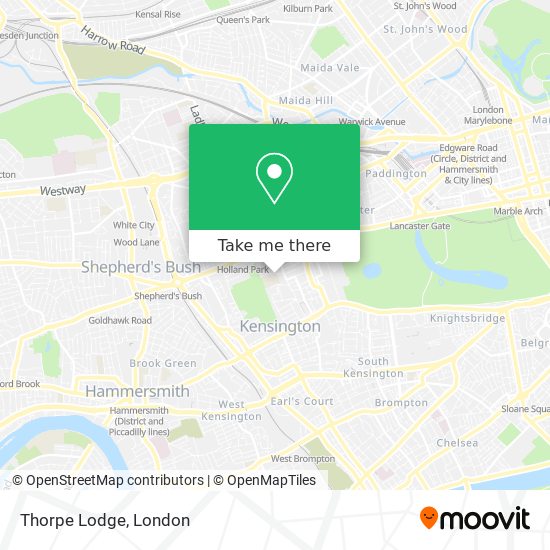 Thorpe Lodge map