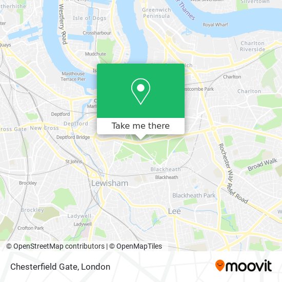 Chesterfield Gate map