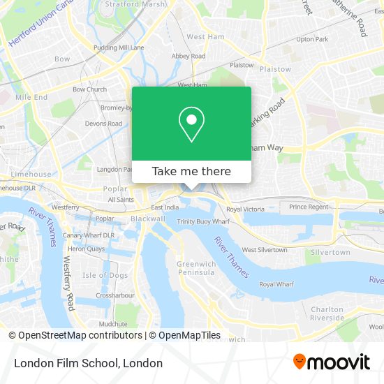 London Film School map