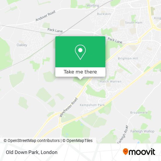 Old Down Park map
