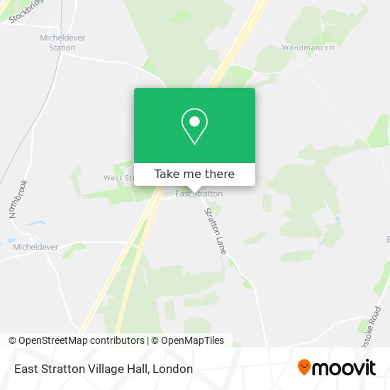 East Stratton Village Hall map