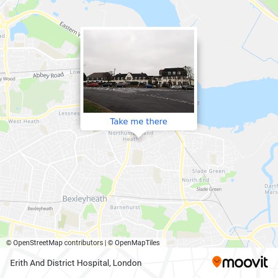 Erith And District Hospital map
