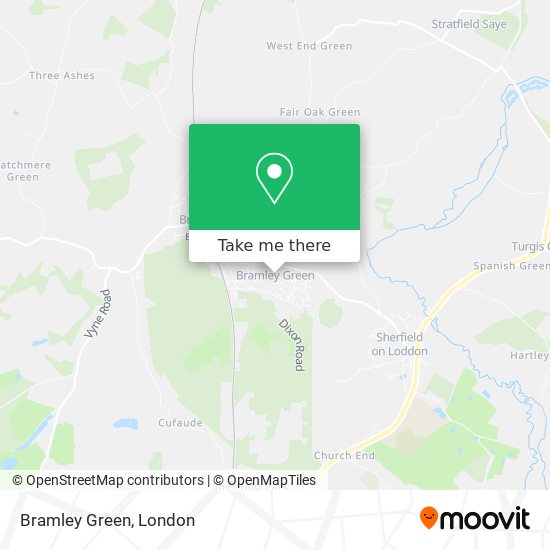 Bramley Green map