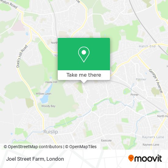 Joel Street Farm map