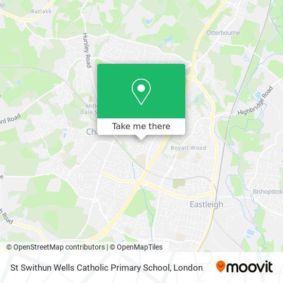 St Swithun Wells Catholic Primary School map