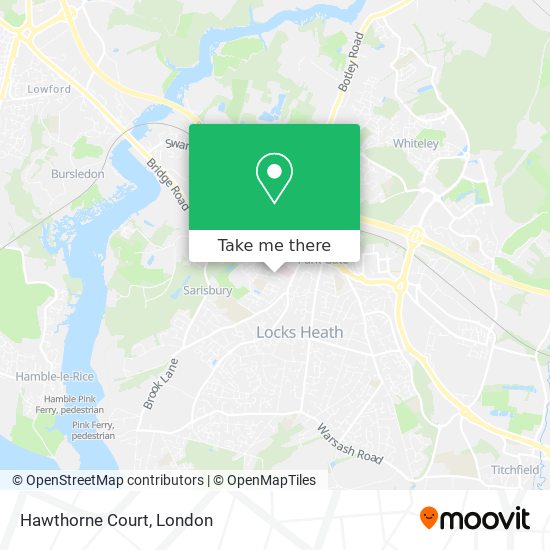Hawthorne Court map