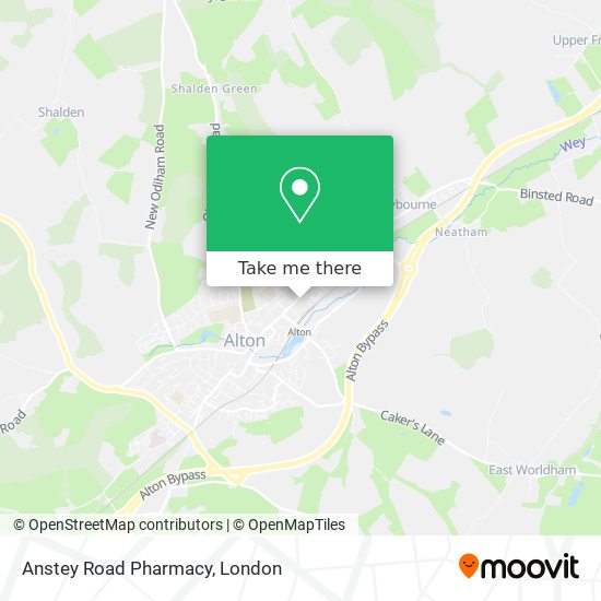 Anstey Road Pharmacy map