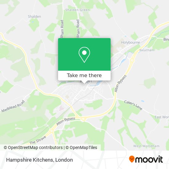 Hampshire Kitchens map