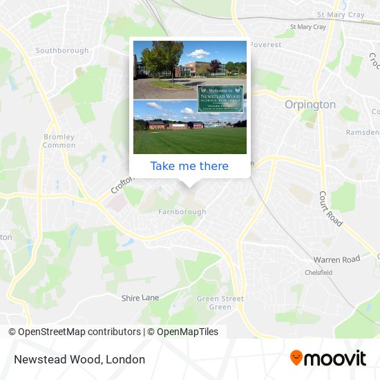 Newstead Wood map