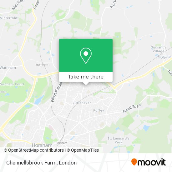 Chennellsbrook Farm map
