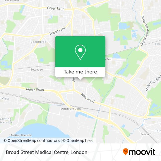 Broad Street Medical Centre map