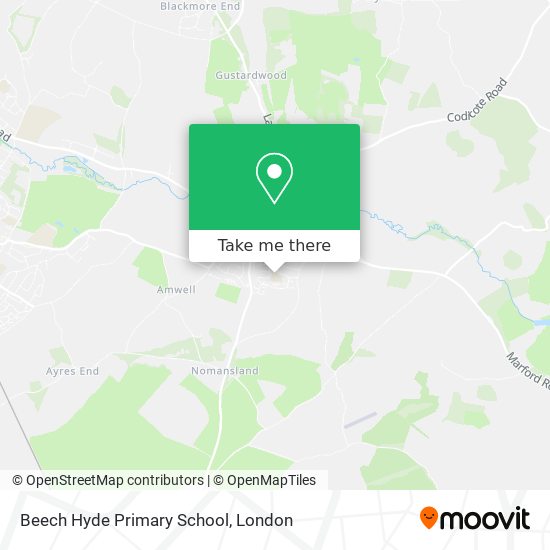 Beech Hyde Primary School map