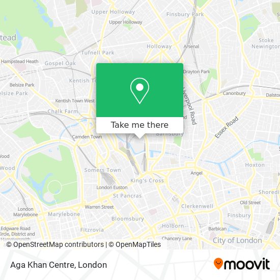 Aga Khan Centre map