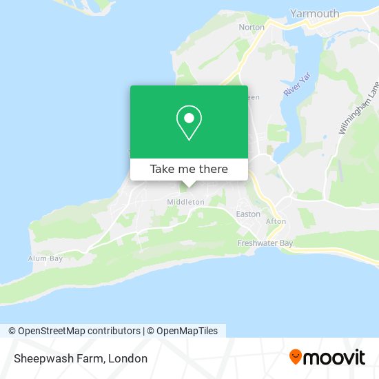 Sheepwash Farm map