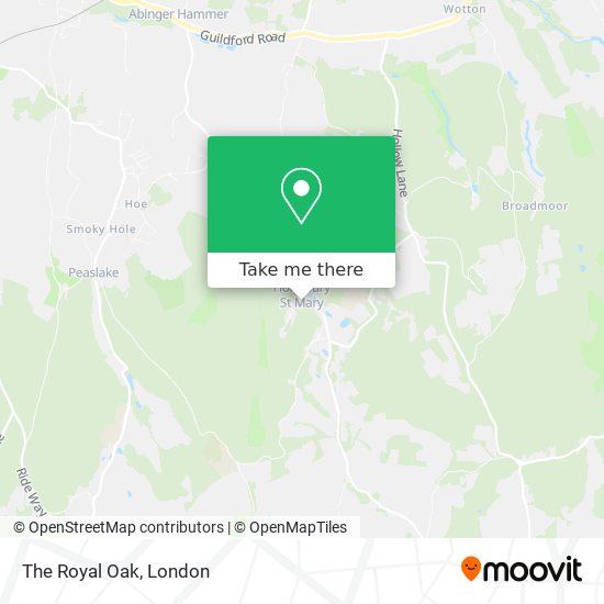 The Royal Oak map