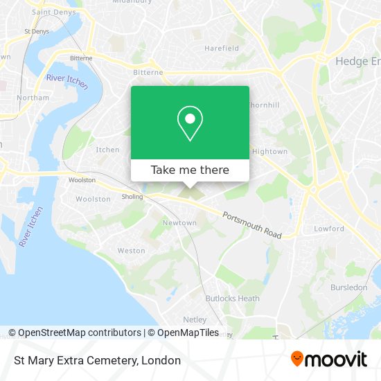 St Mary Extra Cemetery map